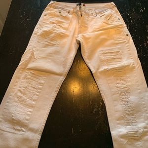 White jeans